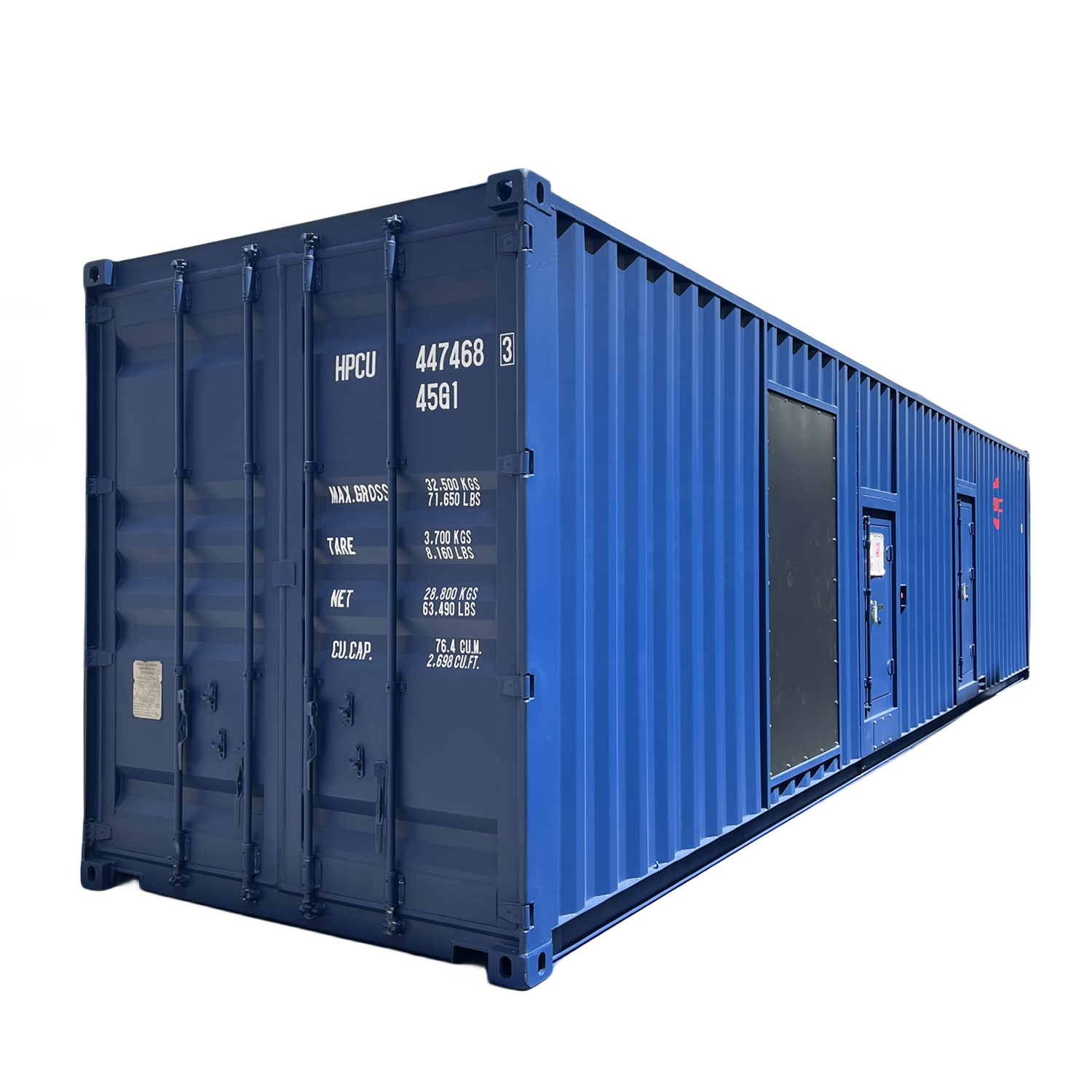 Containerized Generator for Data Center Sizing